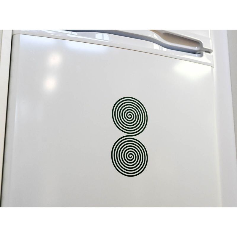 Dubbelspiral - F&ouml;rening av motsatser - Wallsticker