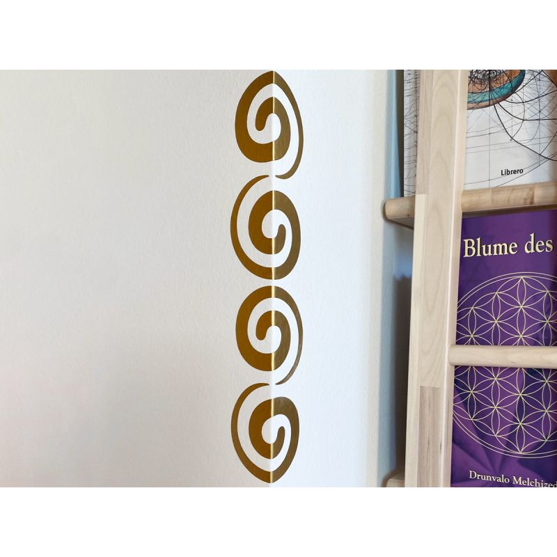 Feng shui spiraler f&ouml;r att harmonisera h&ouml;rn och kanter - wallsticker